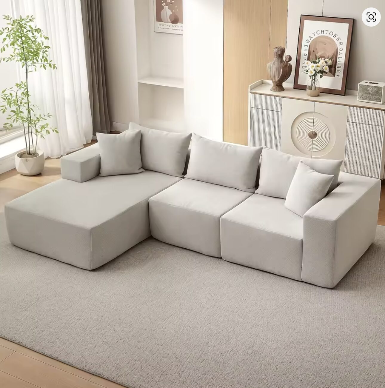 Canapé d'angle modulaire Nolan