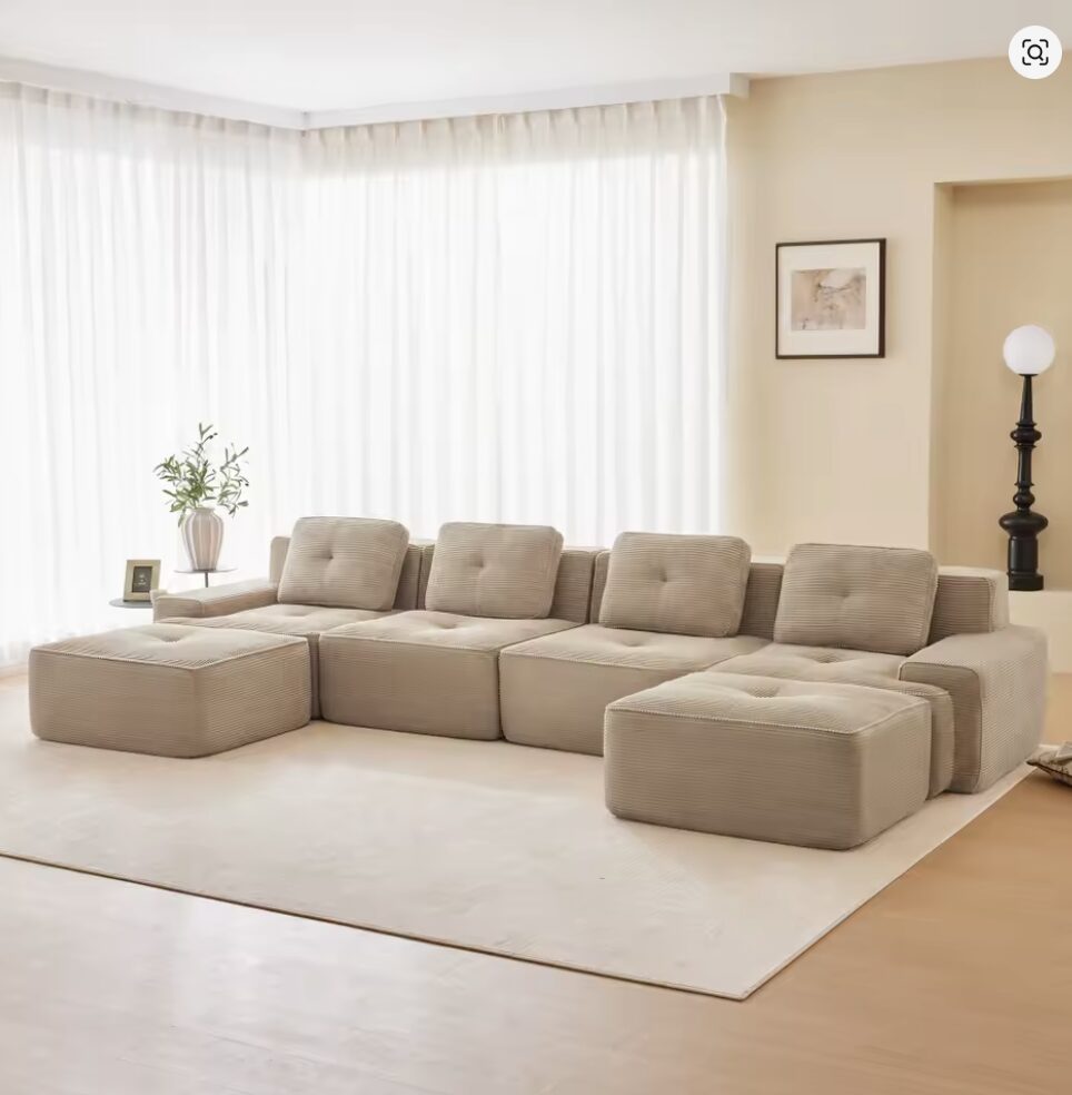 Canape modulable Onda 4 places
