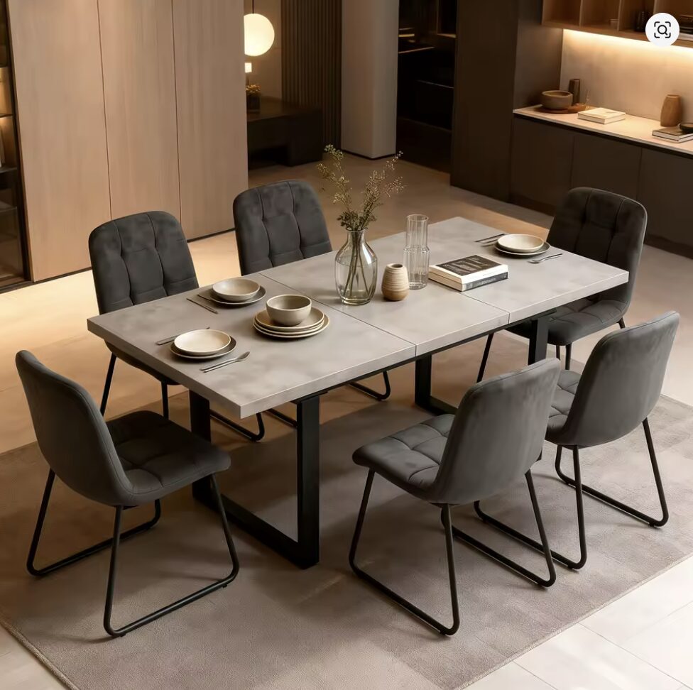 Ensemble table Vera et 6 chaises